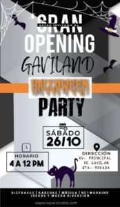 Gran Opening GAVILANDHalloween Party 2024 Evento Privado