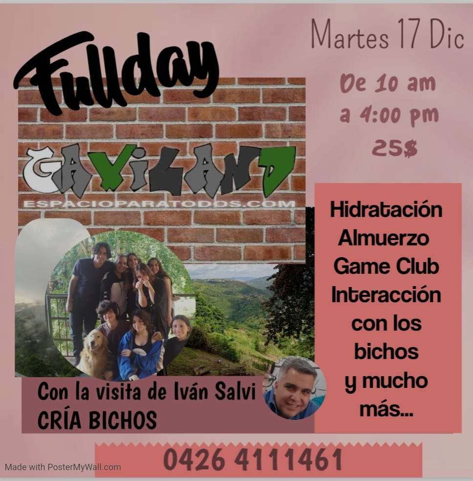 Fullday Criabichos Martes 17 de diciembre 2024